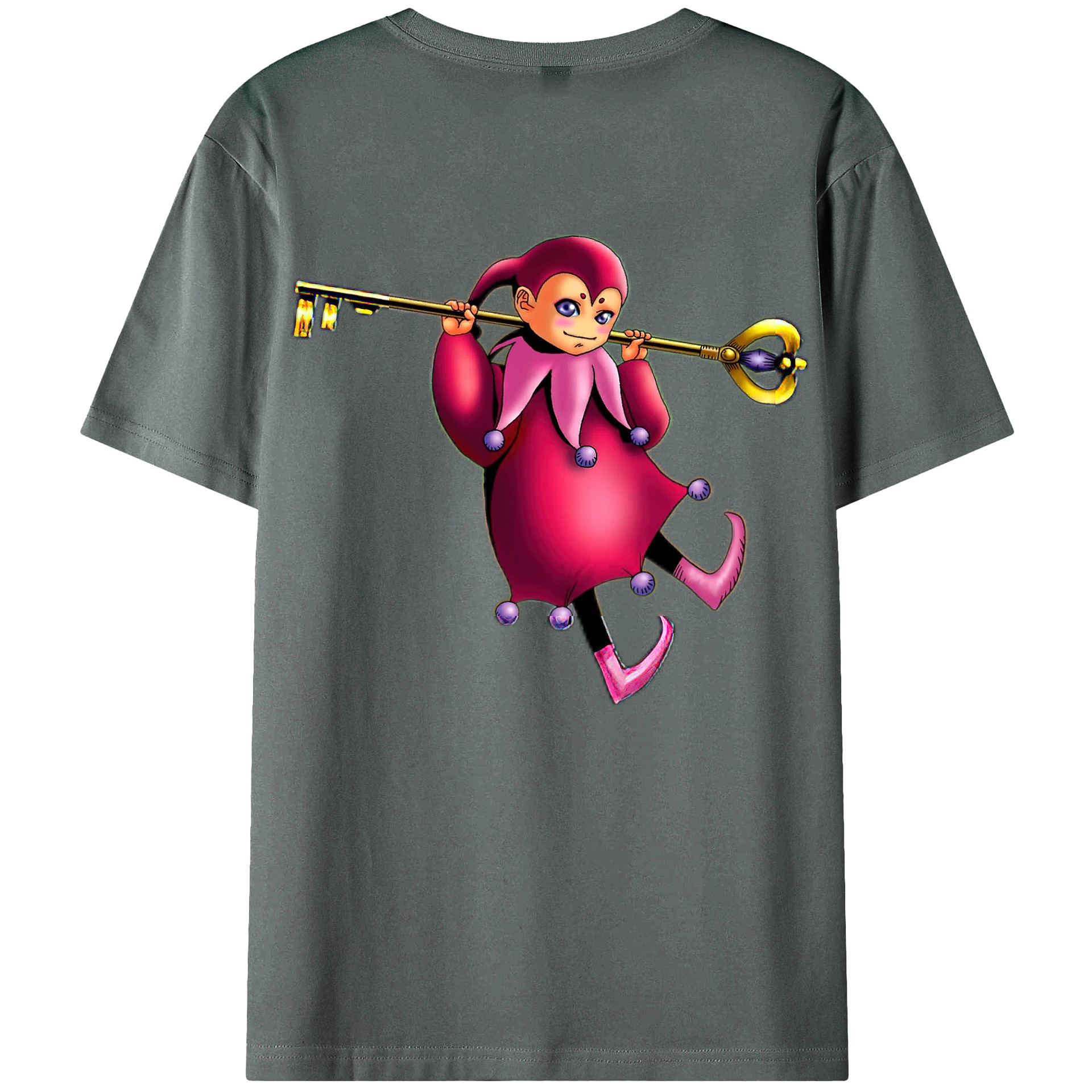 （画像用） 遊☆戯☆王 Yu-Gi-Oh! 綿100％ メンズ半袖Tシャツ（バックプリント） 通気性